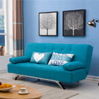 Giường sofa có thể gập lại bằng vải màu xanh nhẹ cho gia đình