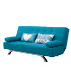 Giường sofa có thể gập lại bằng vải màu xanh nhẹ cho gia đình